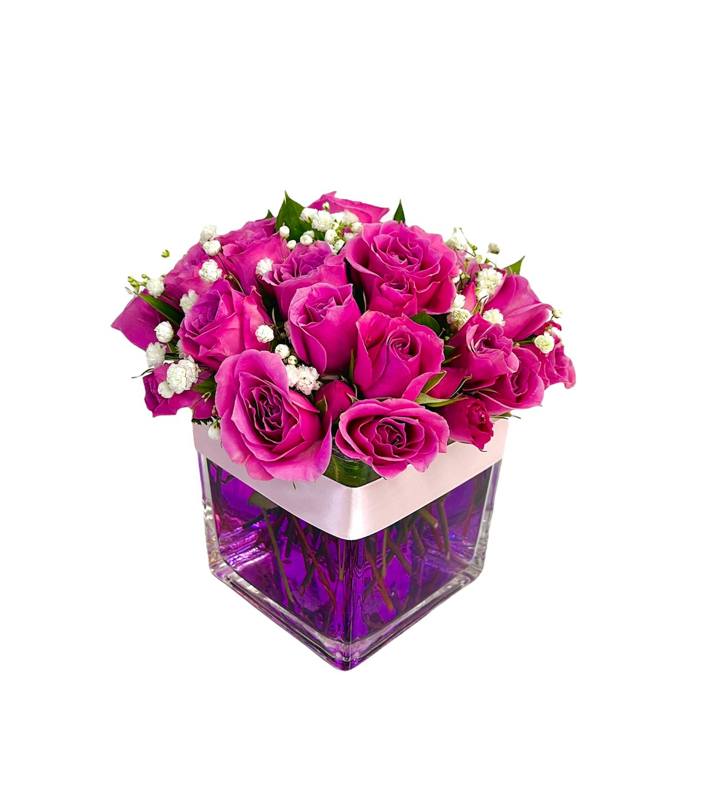 Cubo de Mini Rosas